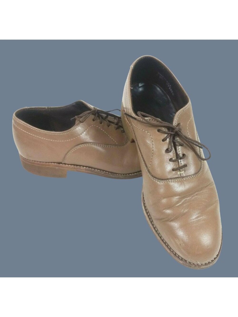 Dexter Vintage Leather Oxford Shoes Mens 8WW Brown Made In USA Career Work